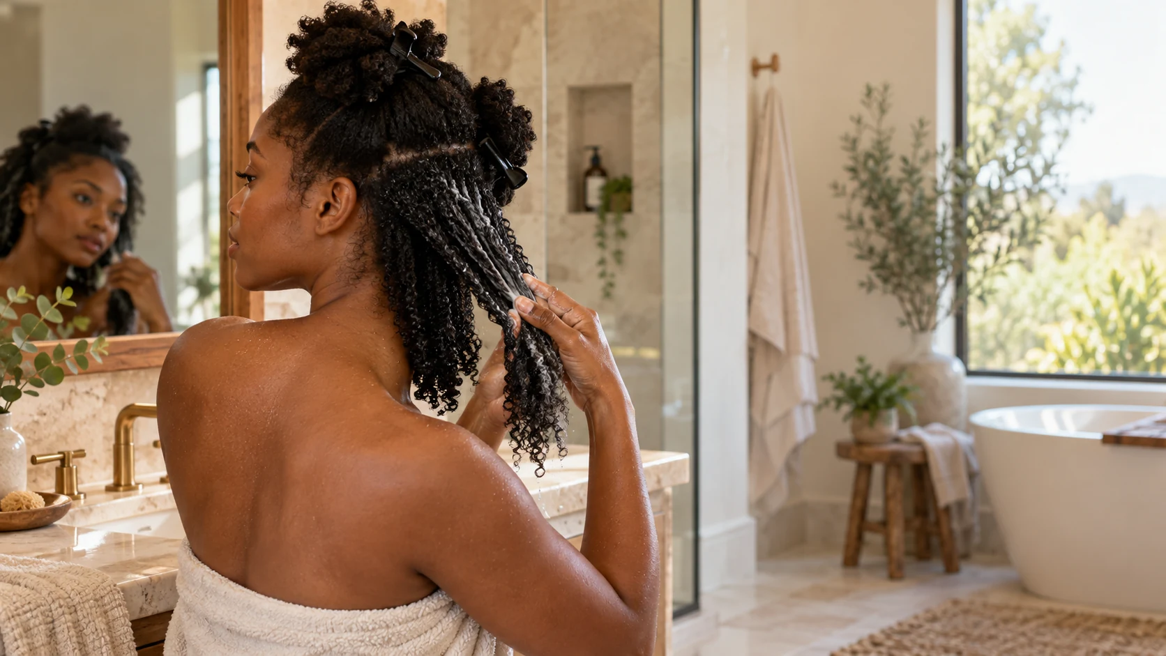 Low-Porosity 4C Hair Routine: Wash Day, Moisture, and Product Order